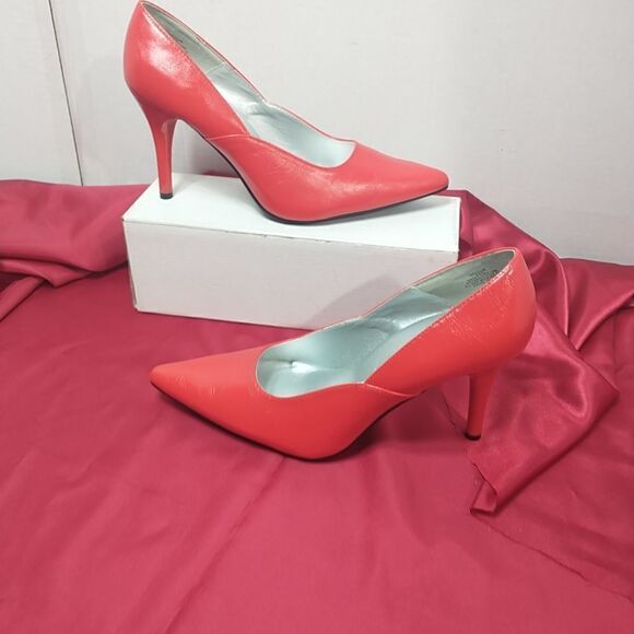 Le Dame Sexy Red  Cross Dresser High Heels Men's Size 10d - Picture 3 of 11
